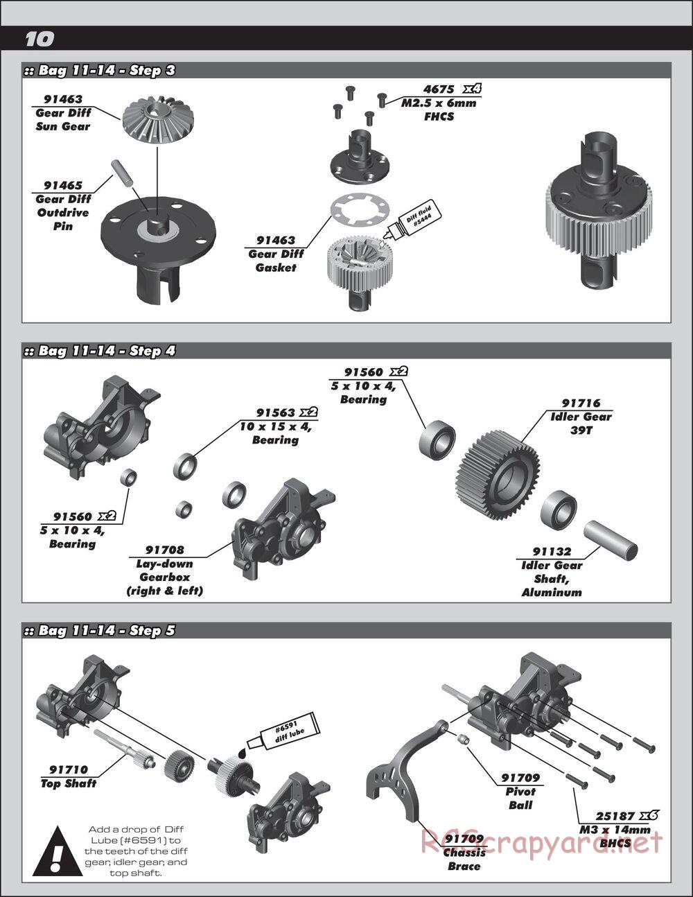 Team Associated - RC10 B6 Team Kit - Manual - Page 10