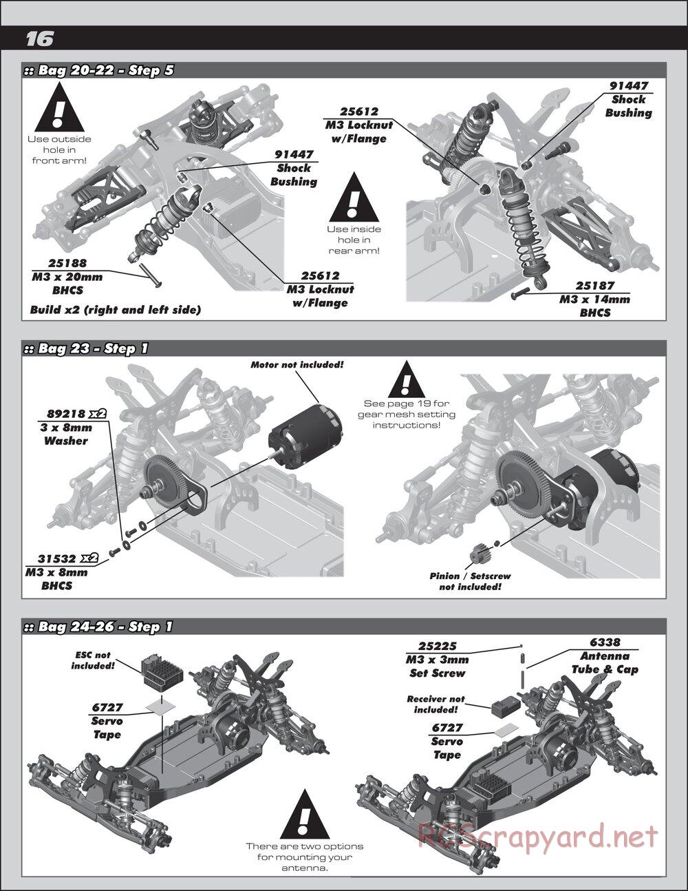 Team Associated - RC10 B6 Team Kit - Manual - Page 16