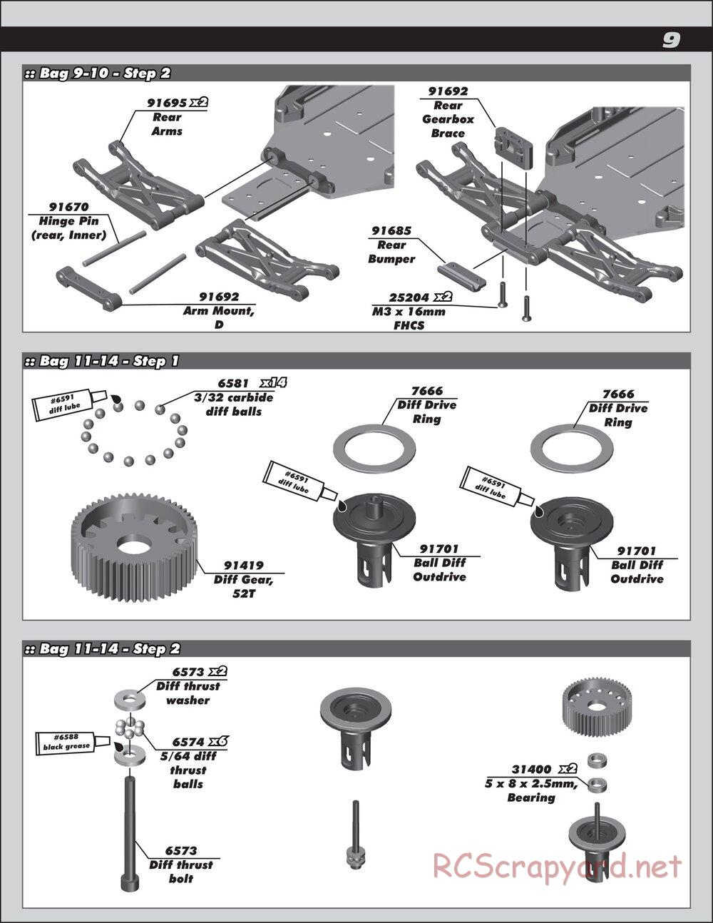 Team Associated - RC10 B6D Team Kit - Manual - Page 9