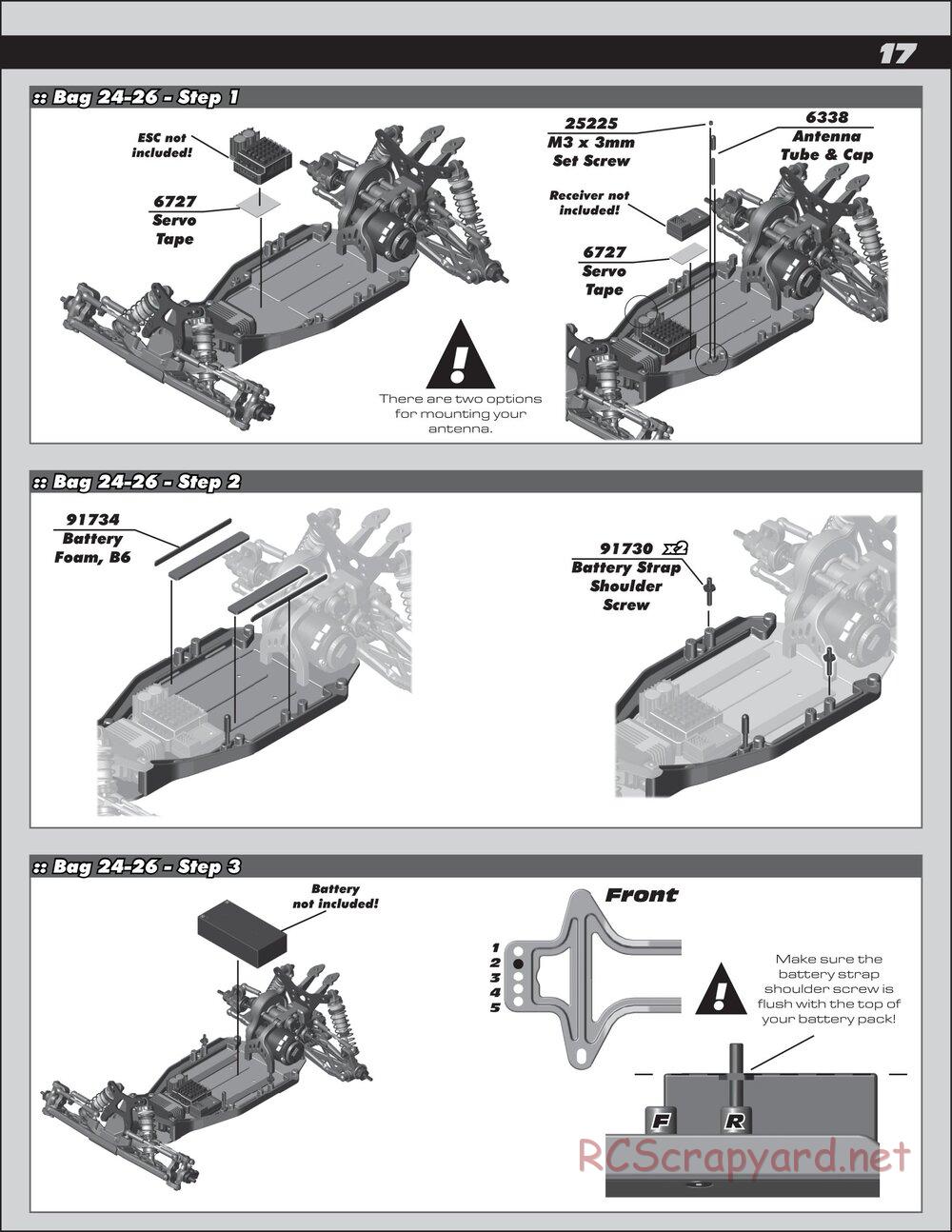 Team Associated - RC10 B6D Team Kit - Manual - Page 17