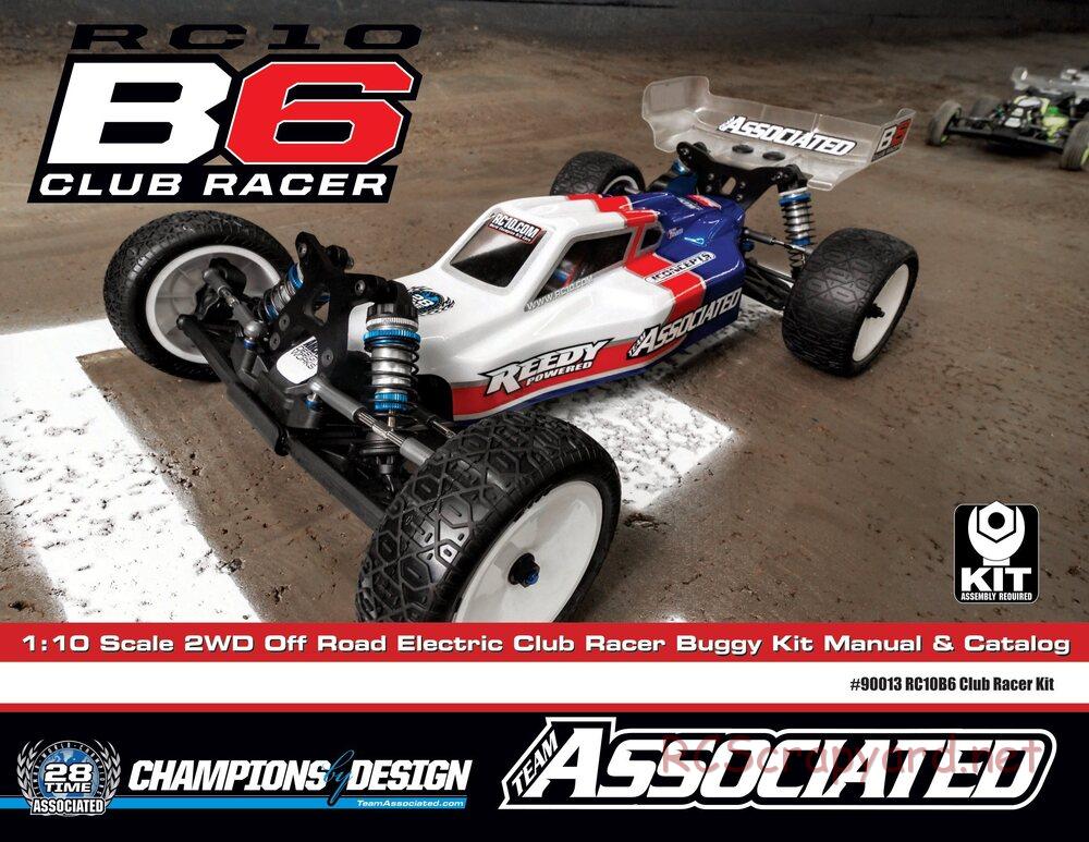 Team Associated - RC10 B6 Club Racer - Manual - Page 1