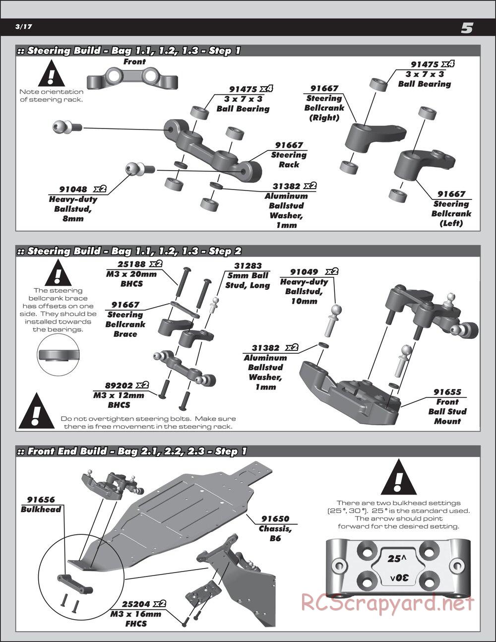 Team Associated - RC10 B6 Club Racer - Manual - Page 5