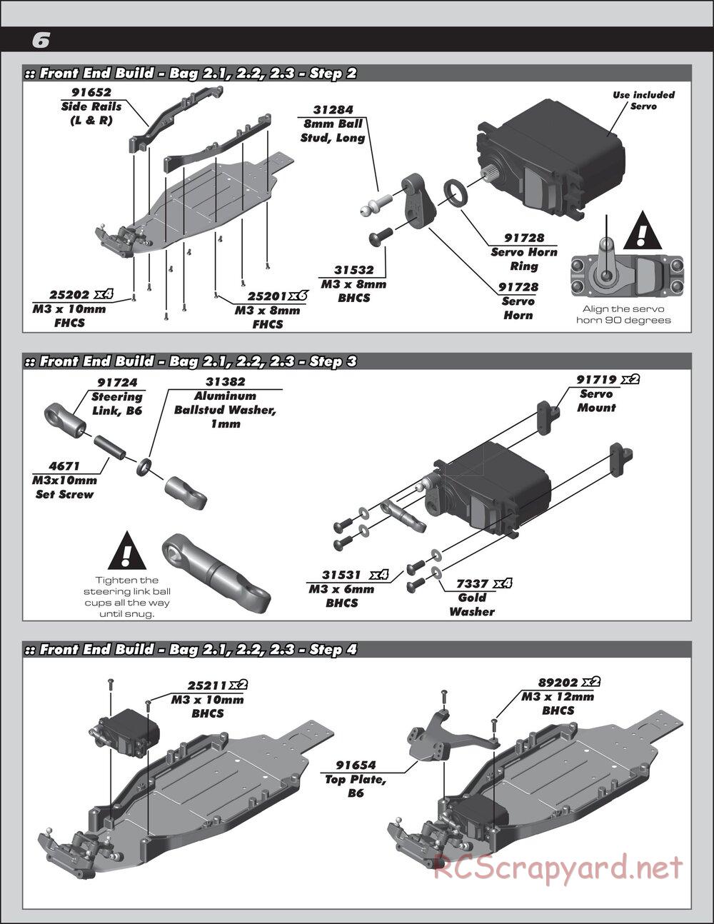 Team Associated - RC10 B6 Club Racer - Manual - Page 6