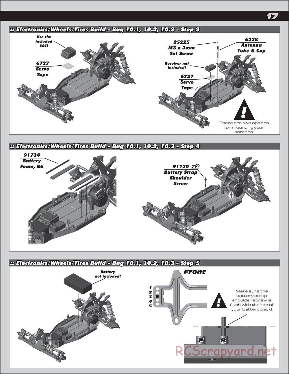 Team Associated - RC10 B6 Club Racer - Manual - Page 17