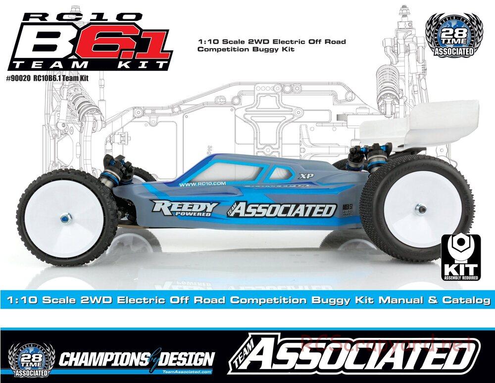 Team Associated - RC10 B6.1 Team Kit - Manual - Page 1