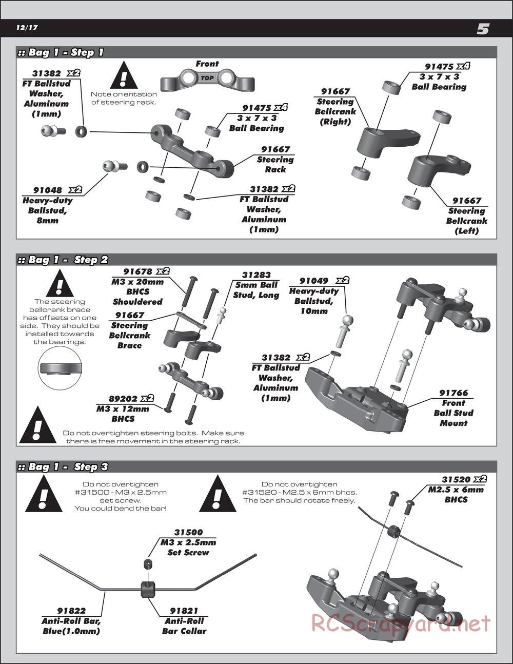 Team Associated - RC10 B6.1 Team Kit - Manual - Page 5