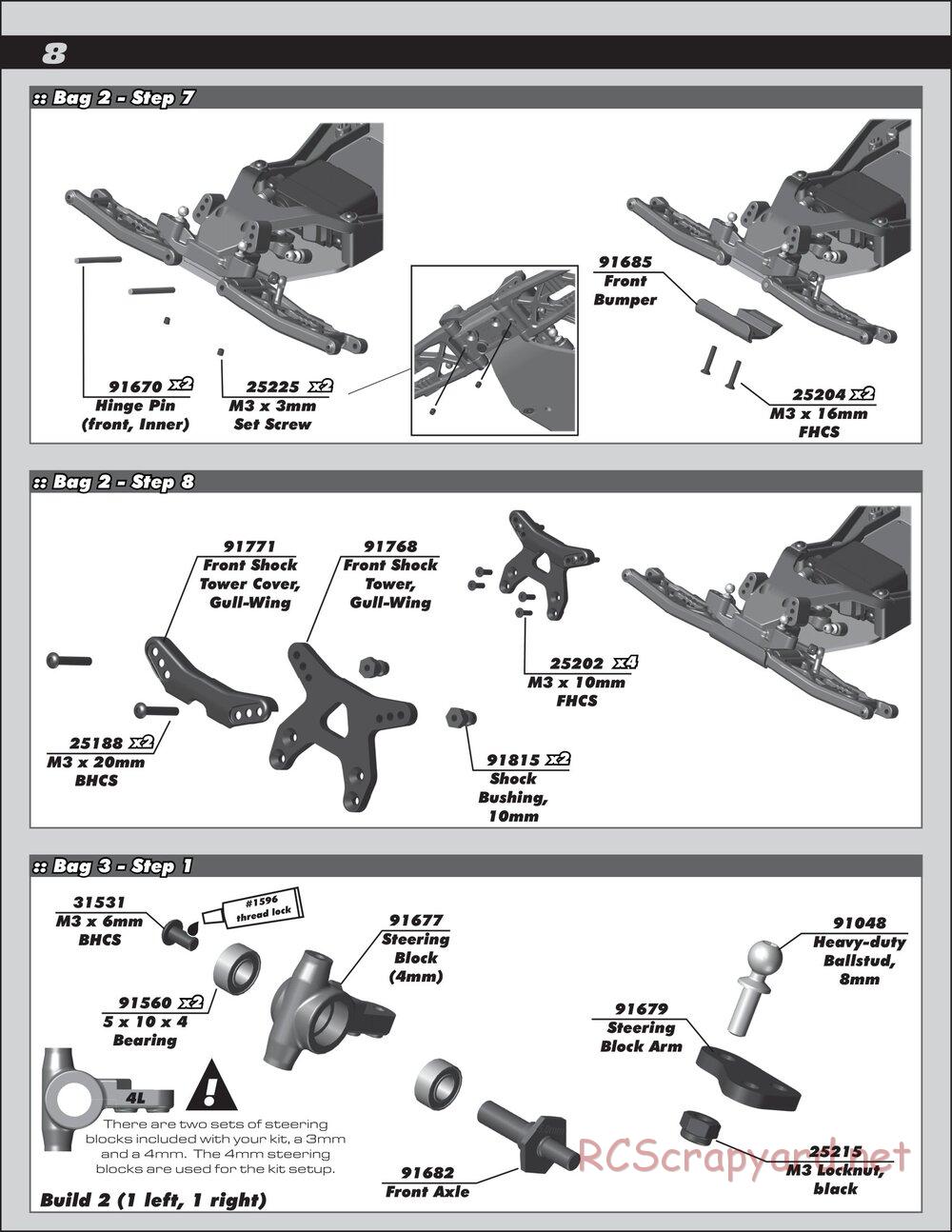 Team Associated - RC10 B6.1 Team Kit - Manual - Page 8