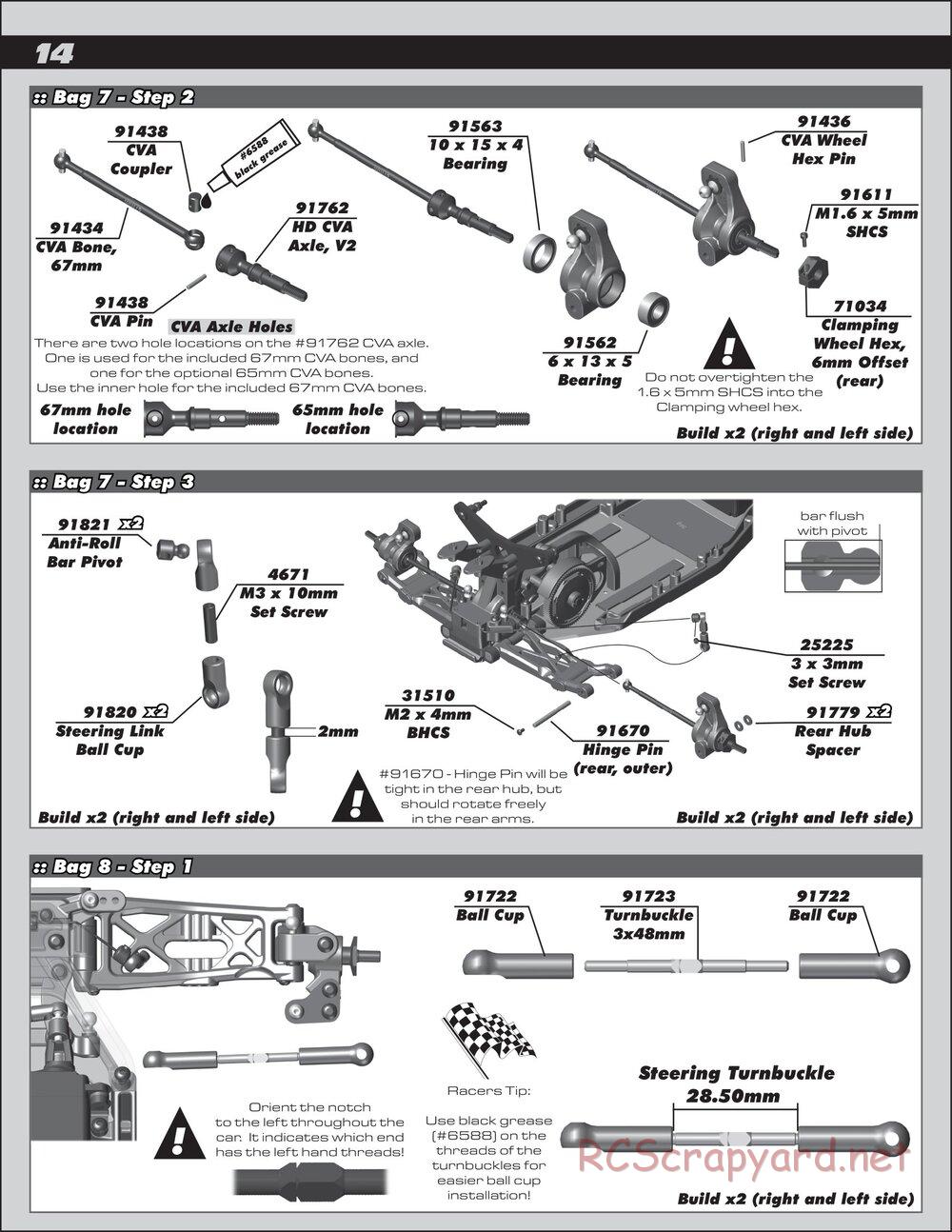 Team Associated - RC10 B6.1 Team Kit - Manual - Page 14