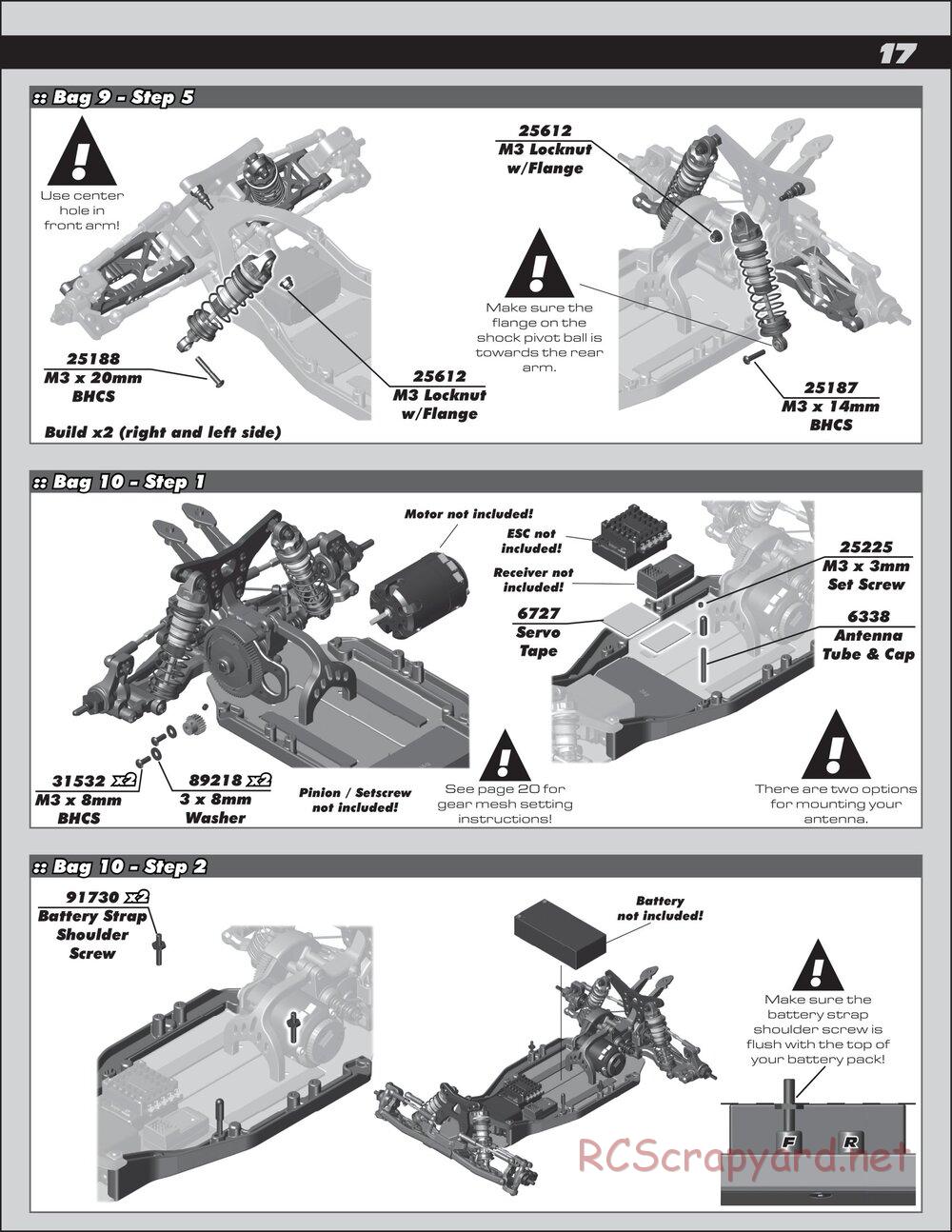 Team Associated - RC10 B6.1 Team Kit - Manual - Page 17
