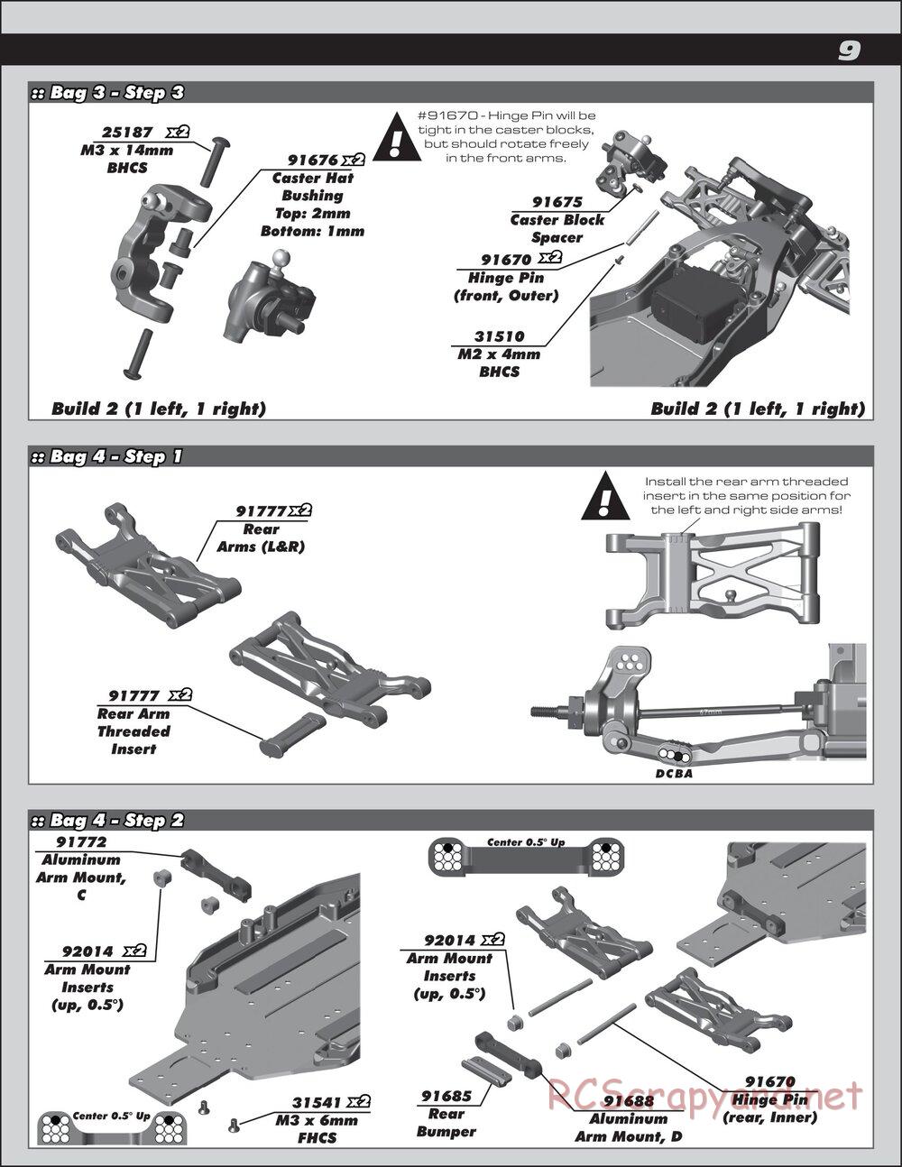 Team Associated - RC10 B6.1D Team Kit - Manual - Page 9