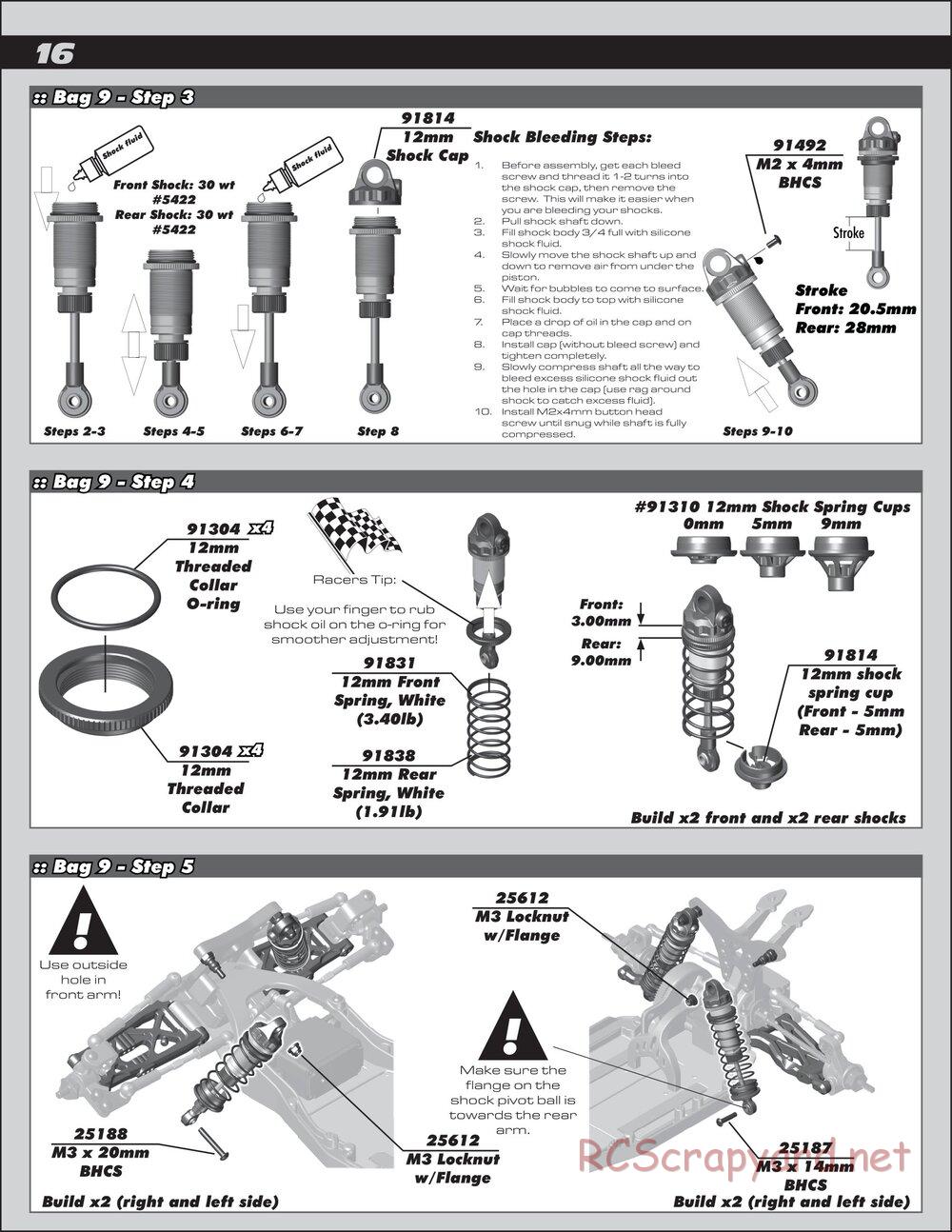 Team Associated - RC10 B6.1D Team Kit - Manual - Page 16