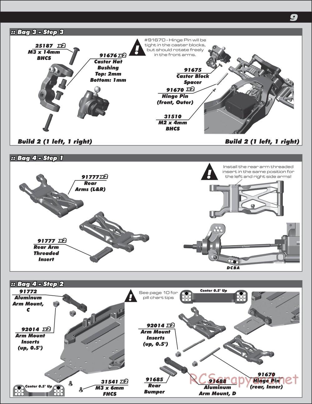 Team Associated - RC10 B6.1DL Team Kit - Manual - Page 9
