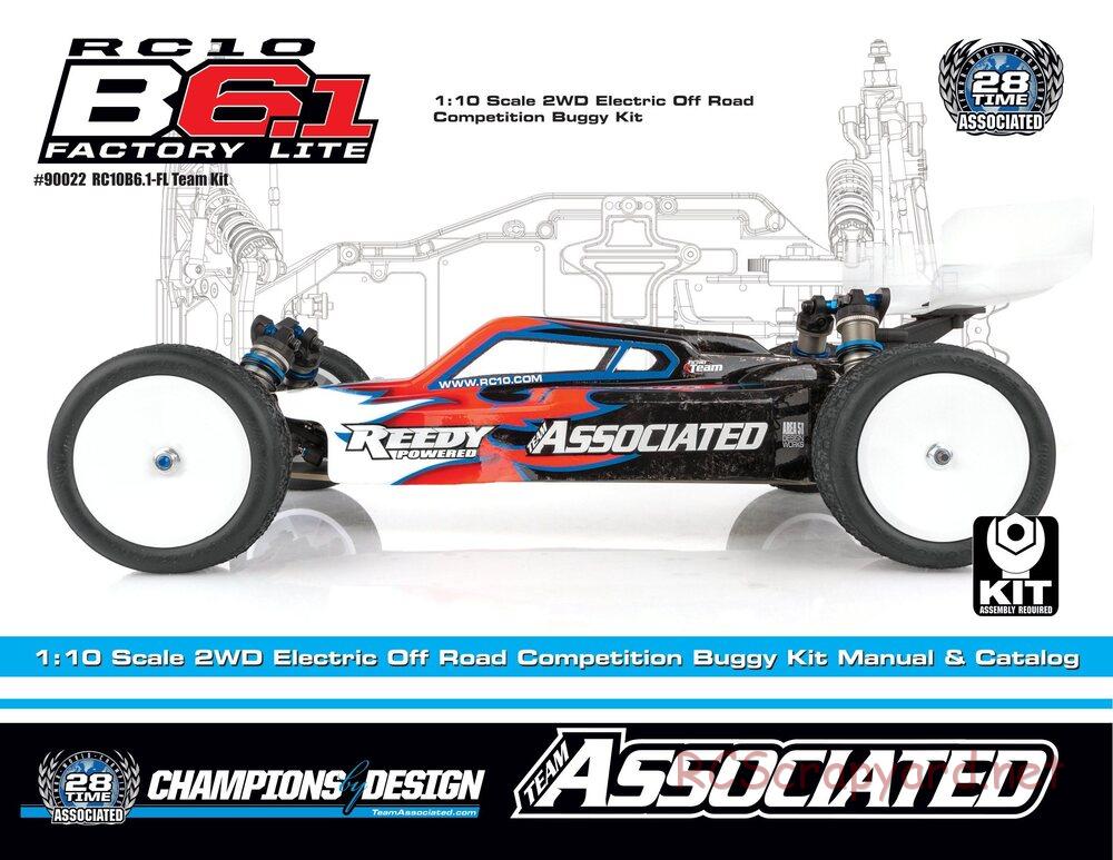 Team Associated - RC10 B6.1 Factory Lite - Manual - Page 1