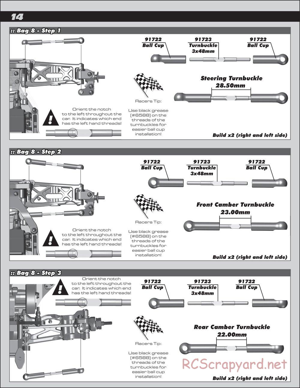 Team Associated - RC10 B6.1 Factory Lite - Manual - Page 14