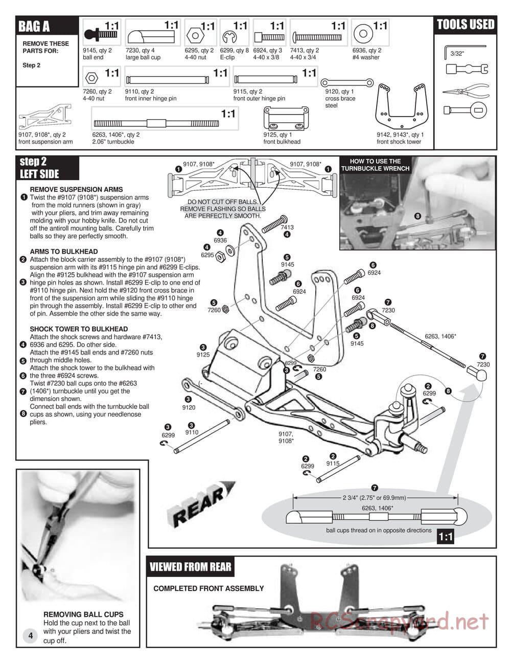 Team Associated - RC10 B3 - Manual - Page 4