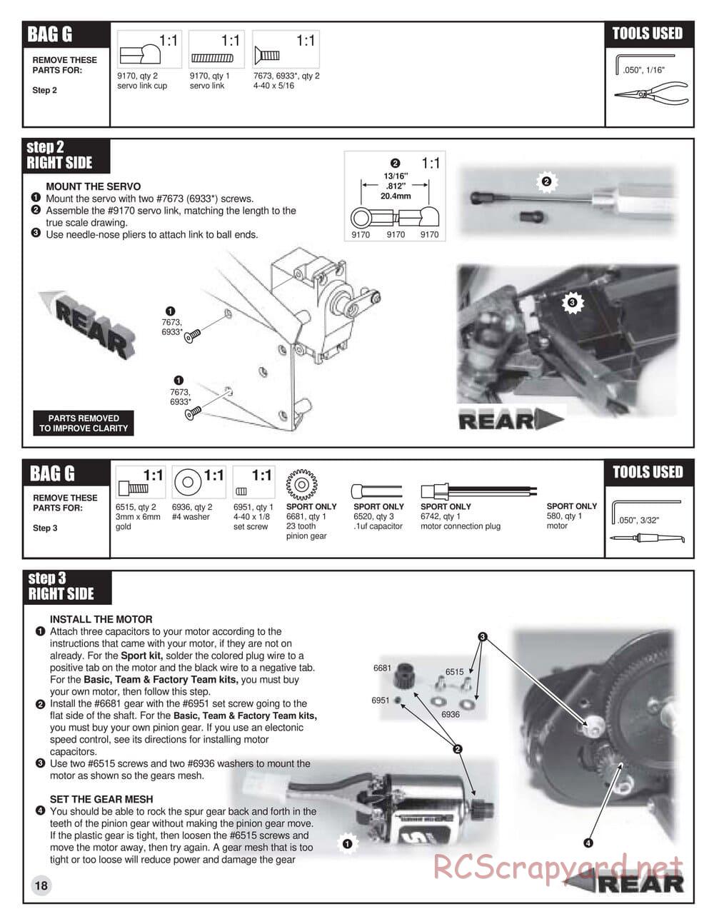 Team Associated - RC10 B3 - Manual - Page 18