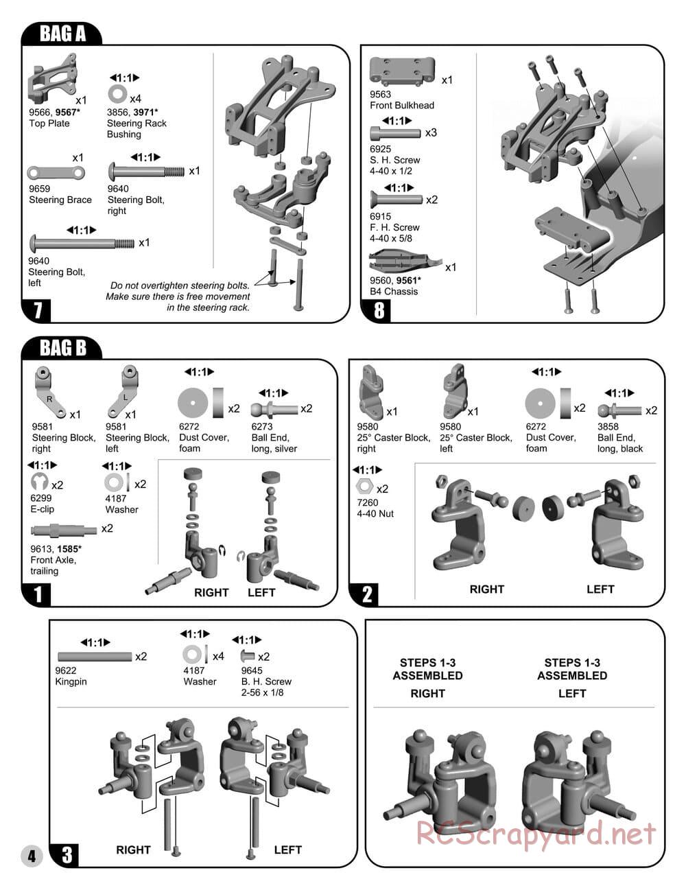 Team Associated - RC10 B4 Factory Team - Manual - Page 4