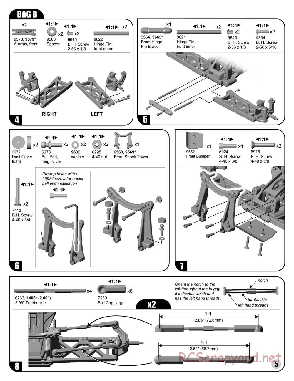 Team Associated - RC10 B4 Factory Team - Manual - Page 5