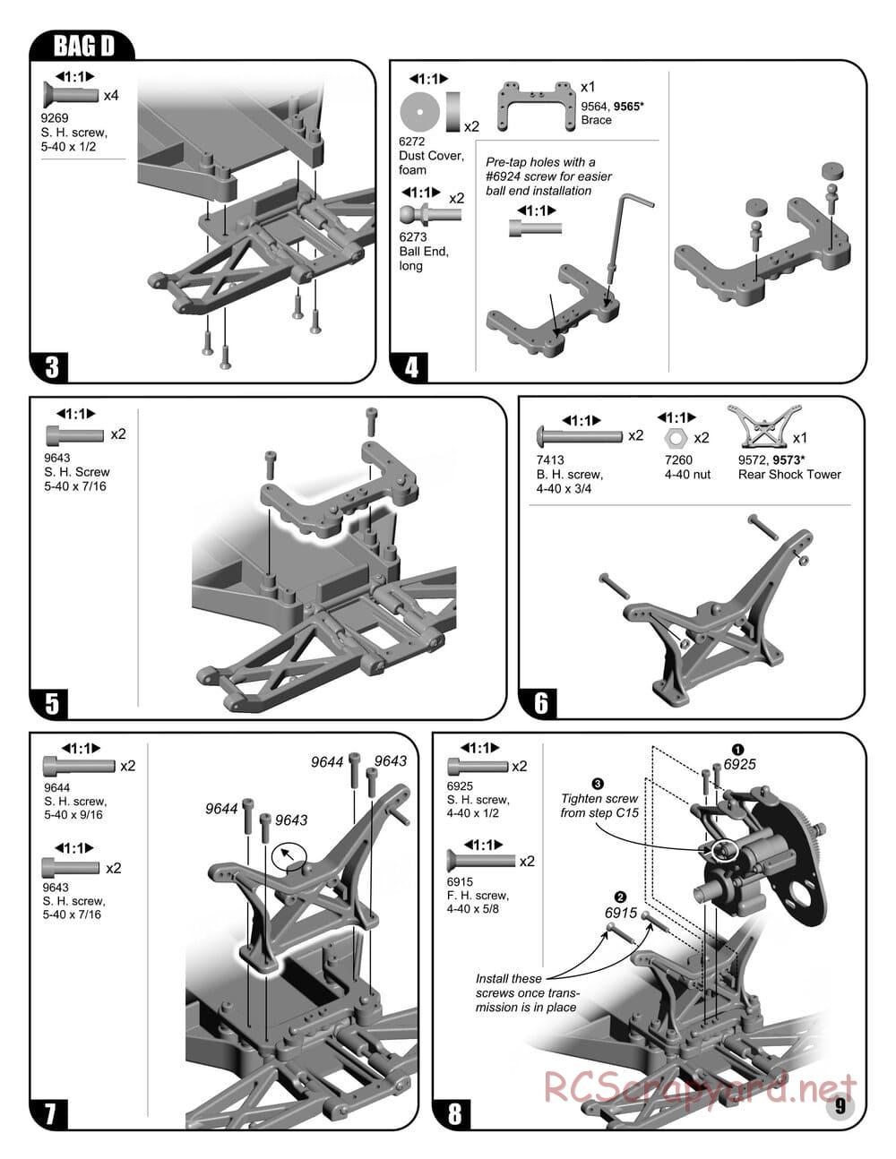 Team Associated - RC10 B4 Factory Team - Manual - Page 9