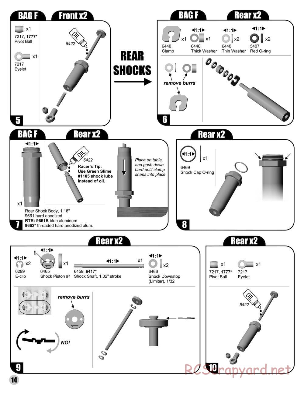 Team Associated - RC10 B4 Factory Team - Manual - Page 12