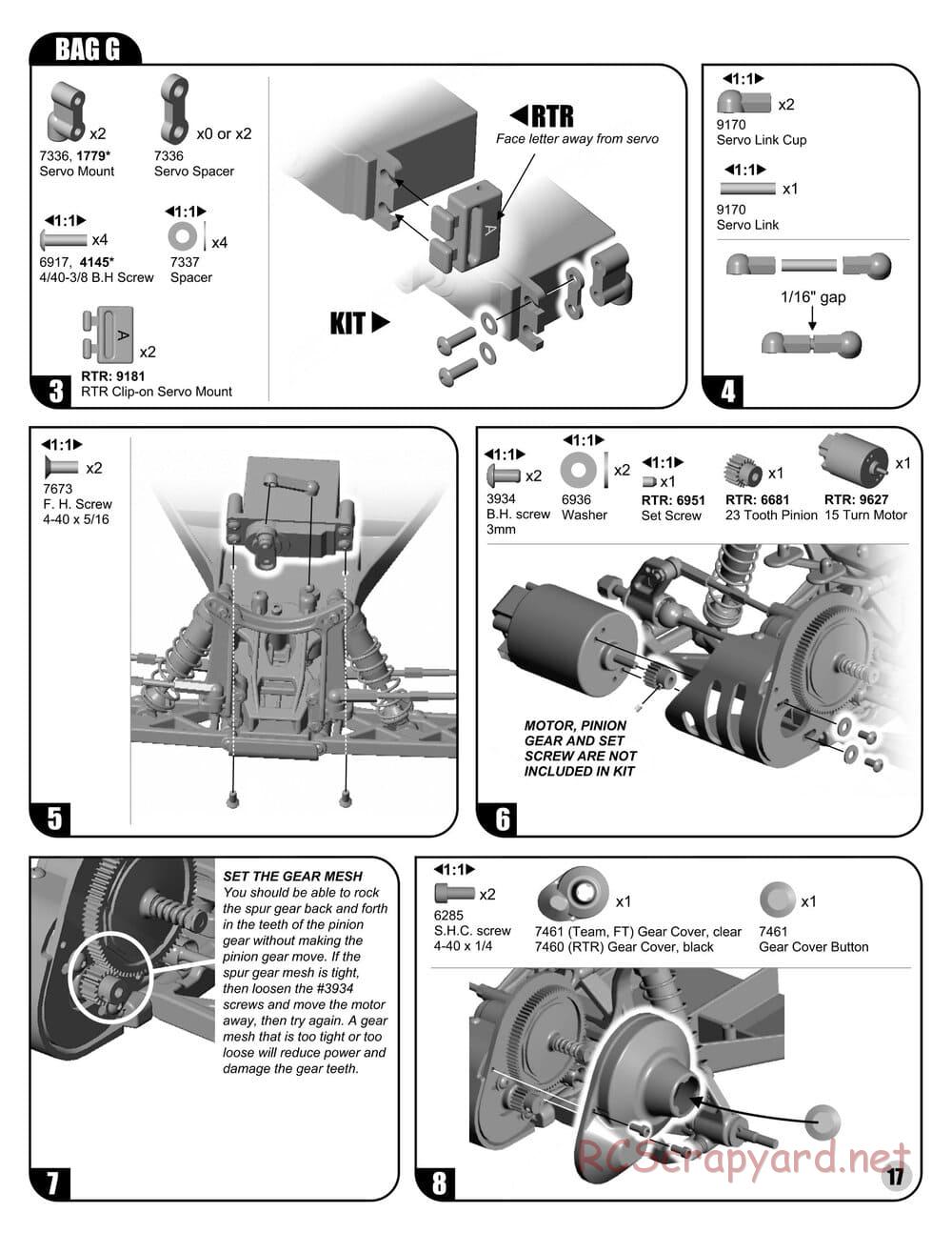 Team Associated - RC10 B4 Factory Team - Manual - Page 15