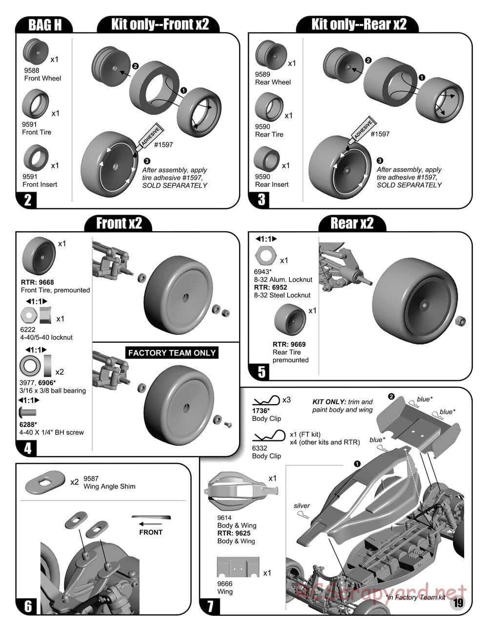 Team Associated - RC10 B4 Factory Team - Manual - Page 17