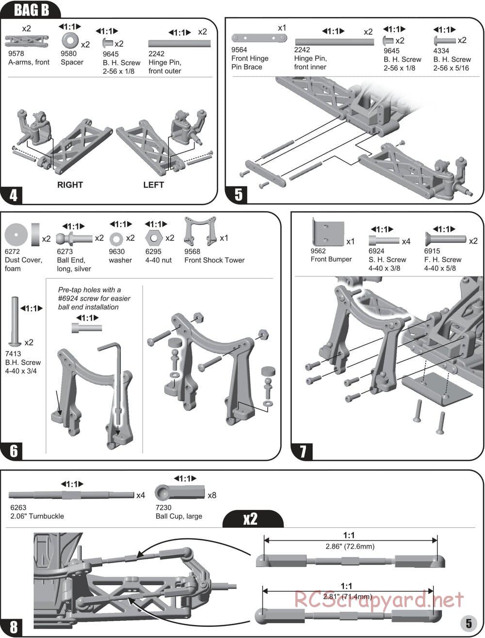 Team Associated - RC10 B4 Team - Manual - Page 5