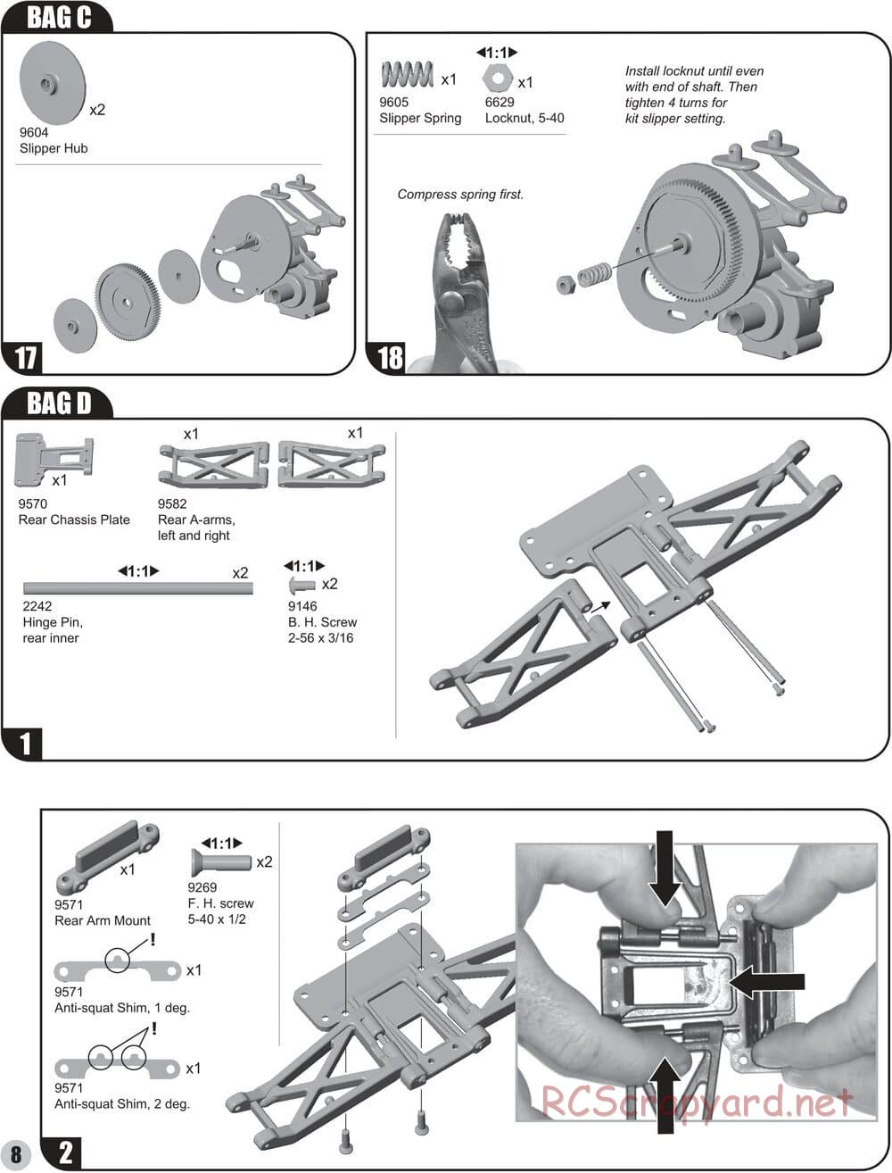 Team Associated - RC10 B4 Team - Manual - Page 8