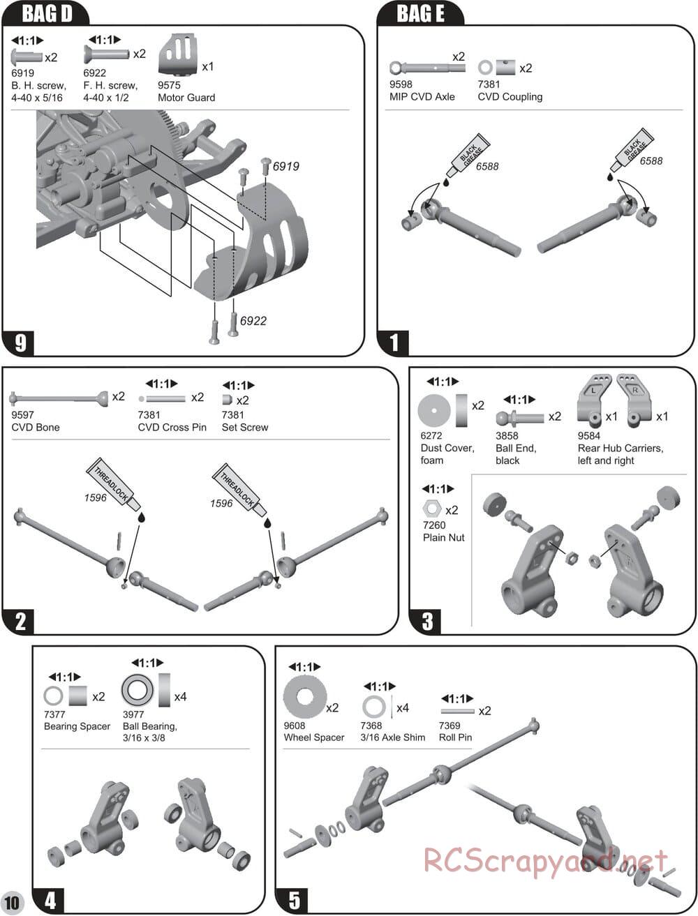 Team Associated - RC10 B4 Team - Manual - Page 10