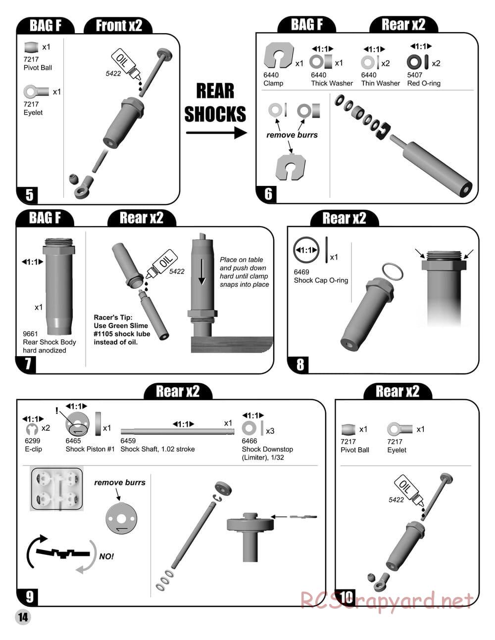 Team Associated - RC10 B4 Team - Manual - Page 13