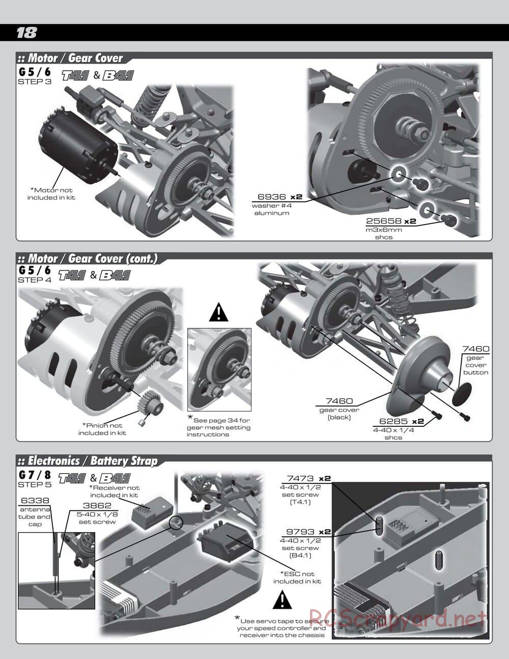 Team Associated - RC10 T4.1 Factory Team - Manual - Page 18