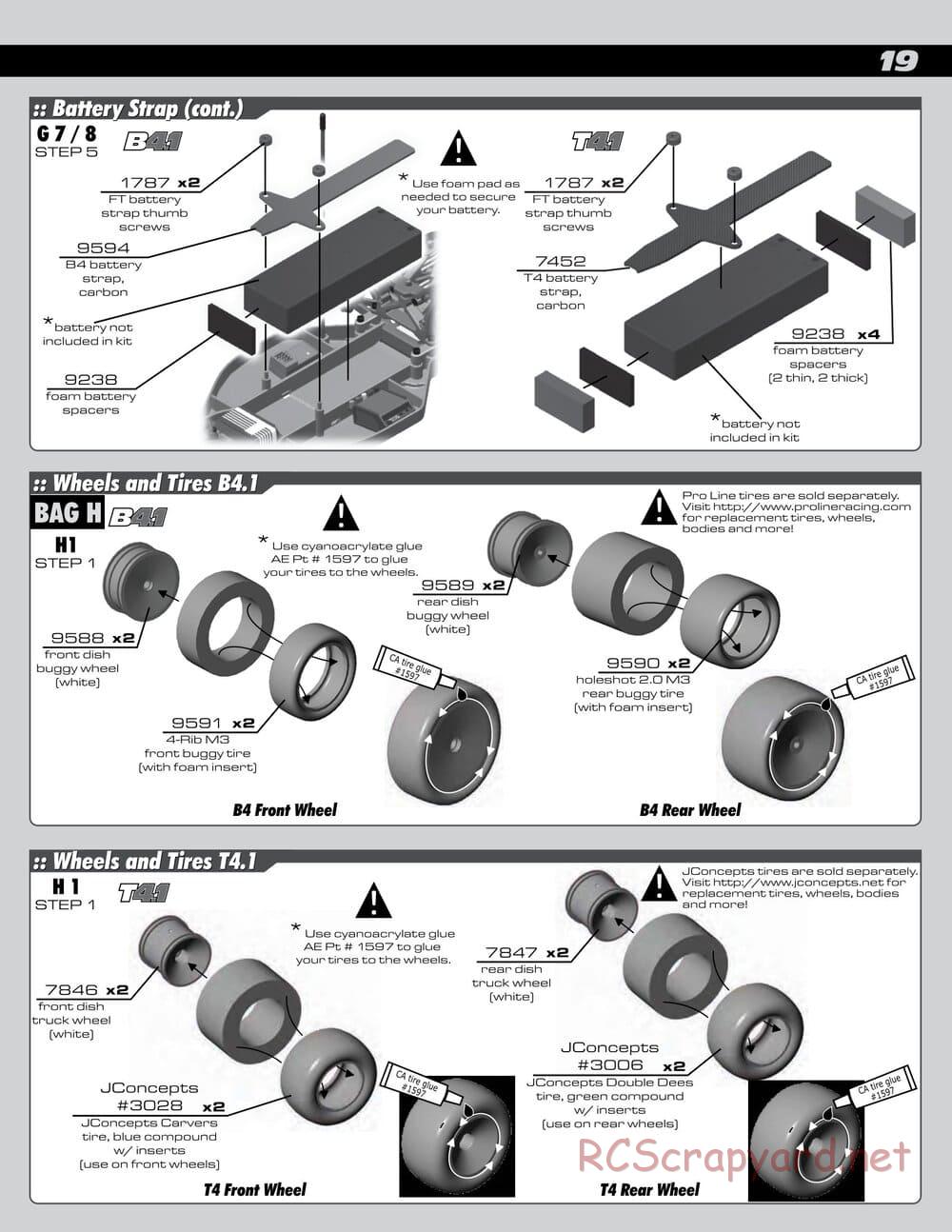 Team Associated - RC10 B4.1 Factory Team - Manual - Page 19