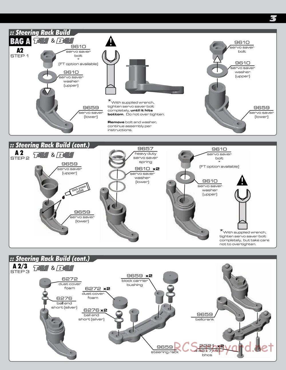 Team Associated - RC10 B4.1 RTR - Manual - Page 3