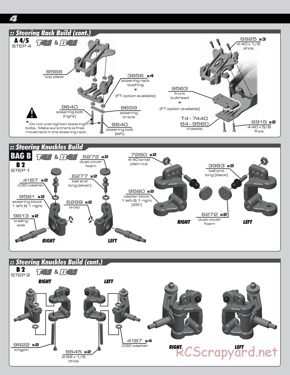 Team Associated - RC10 B4.1 RTR - Manual - Page 4