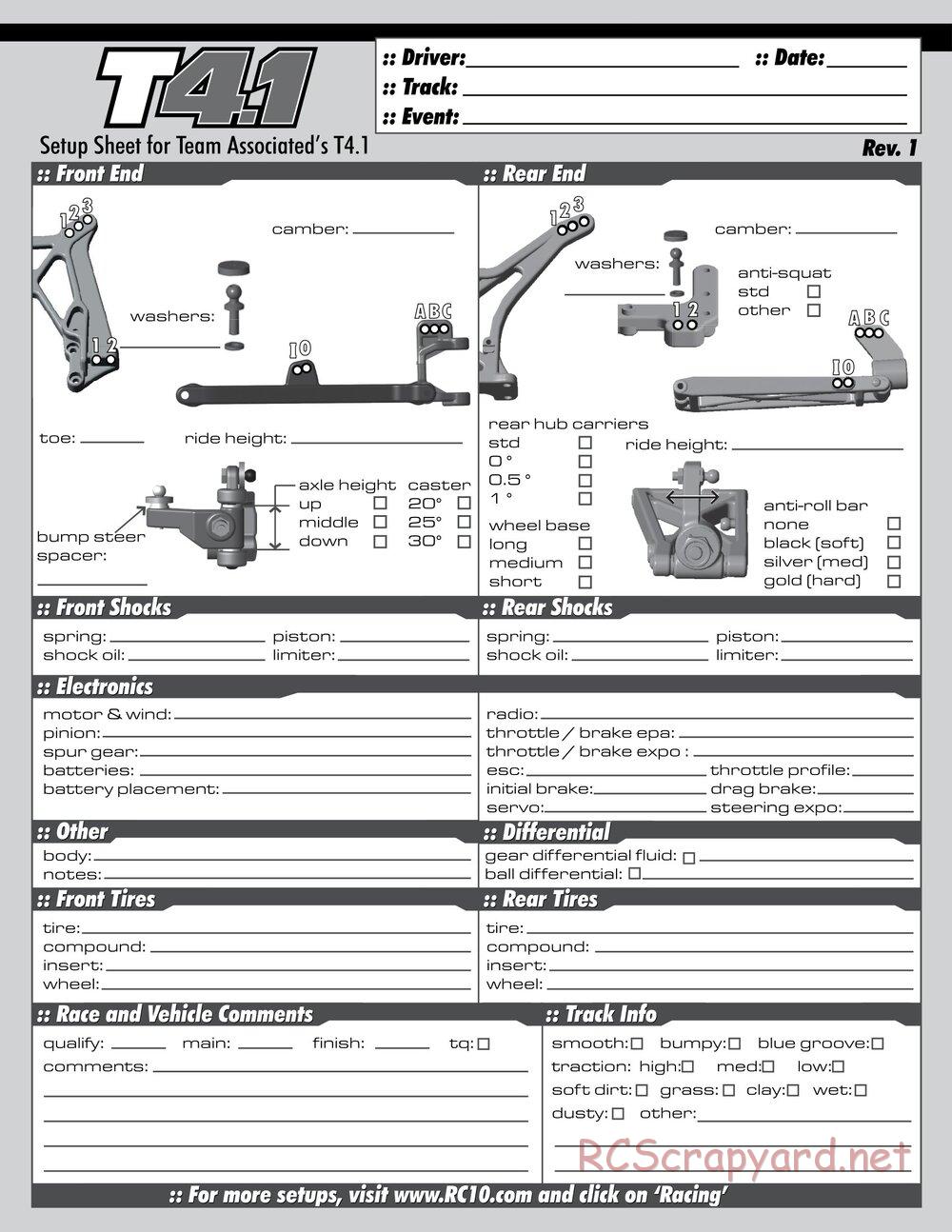 Team Associated - RC10 B4.1 RTR - Manual - Page 25