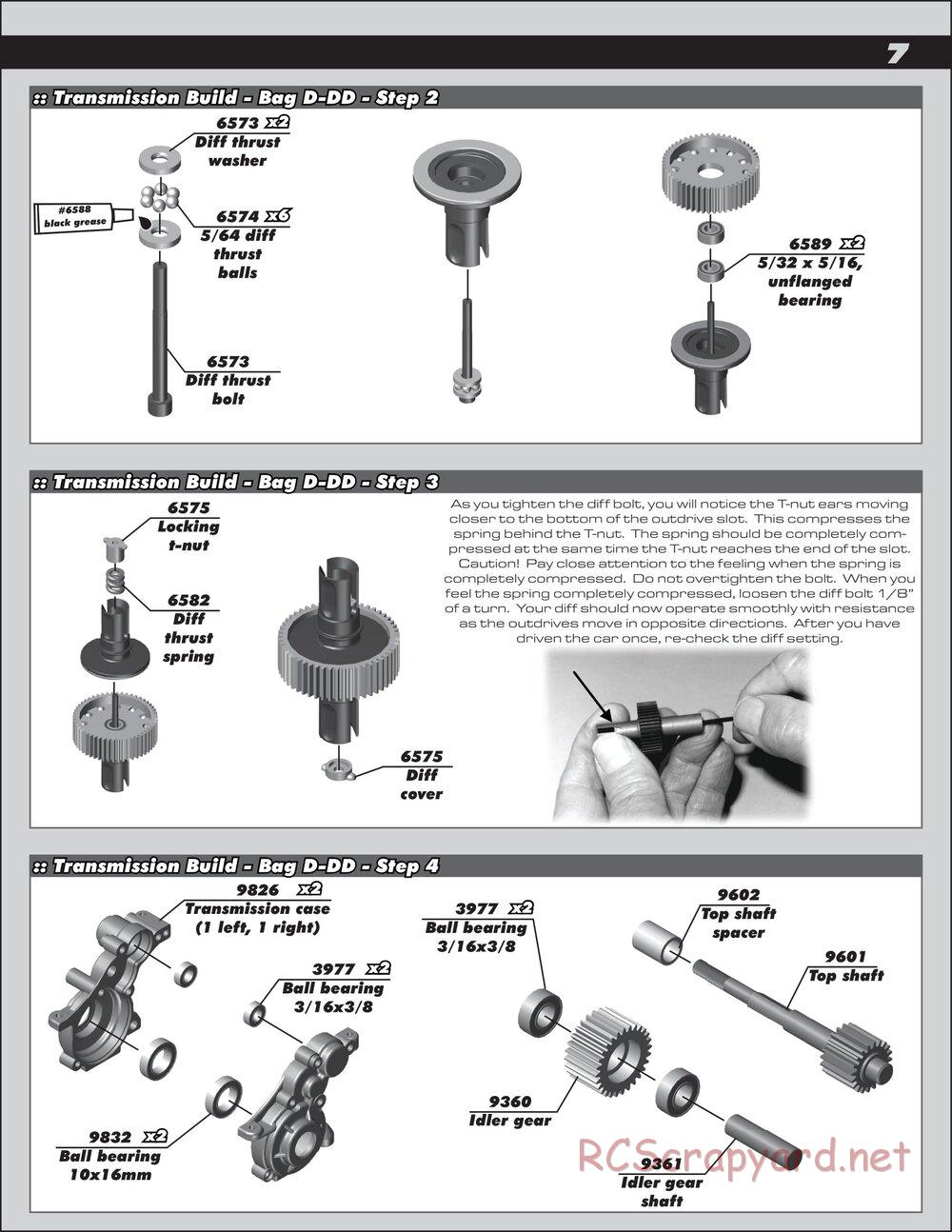 Team Associated - RC10 B4.2 Factory Team - Manual - Page 7