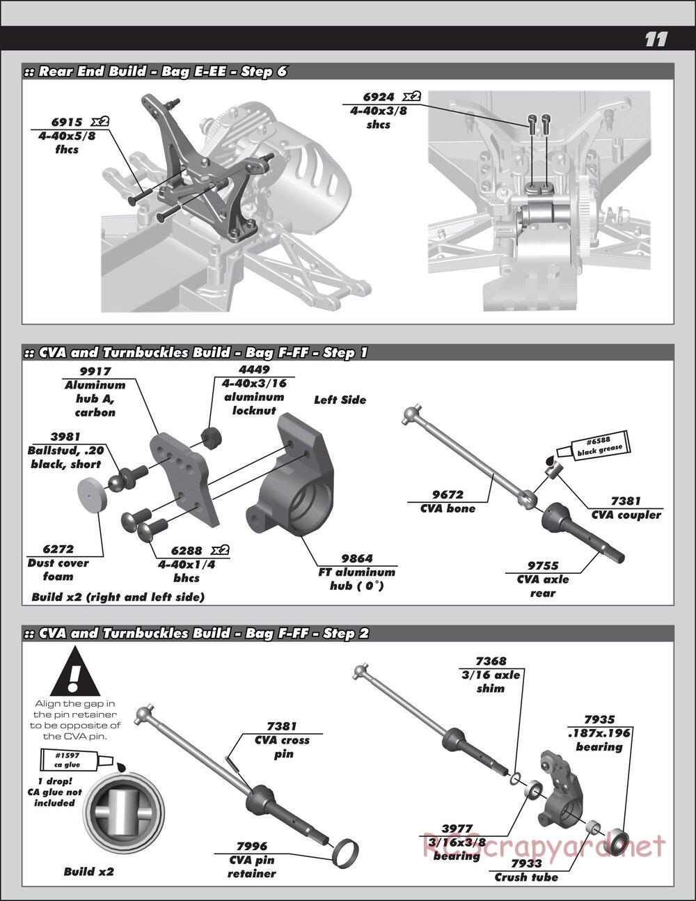 Team Associated - RC10 B4.2 Factory Team - Manual - Page 11