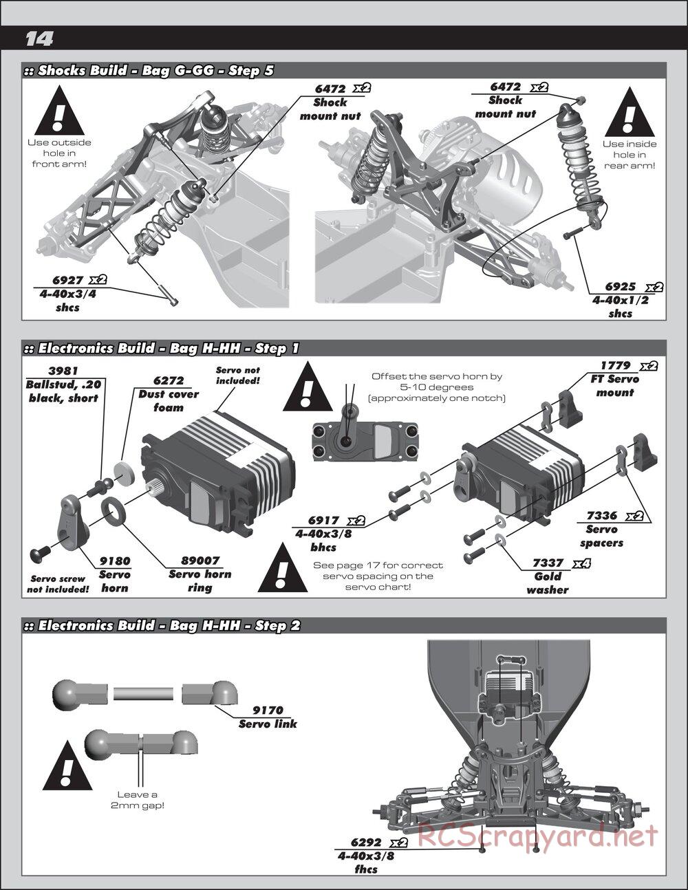 Team Associated - RC10 B4.2 Factory Team - Manual - Page 14