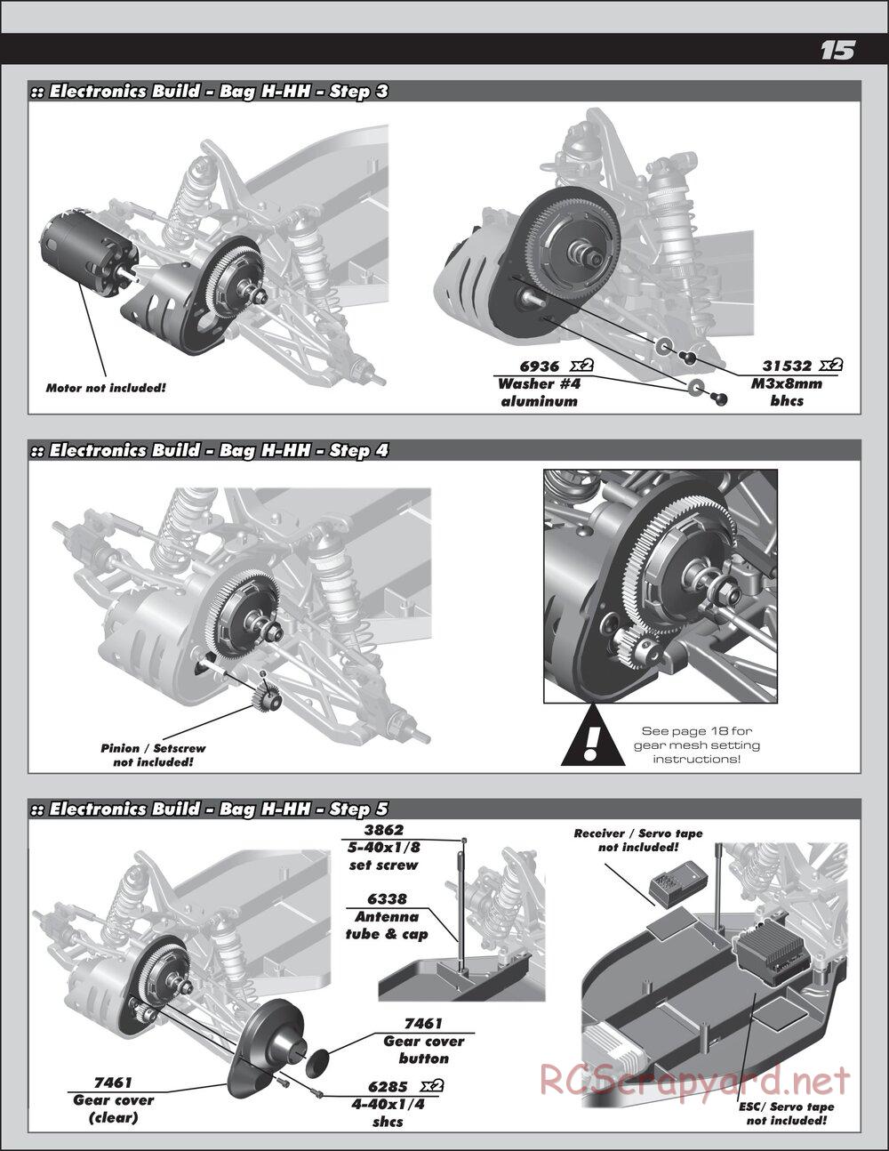 Team Associated - RC10 B4.2 Factory Team - Manual - Page 15