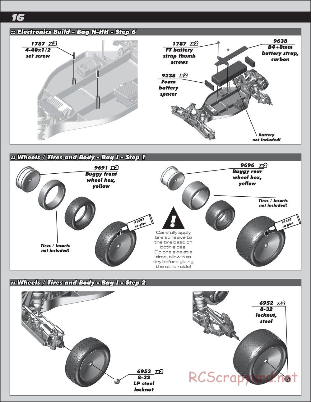 Team Associated - RC10 B4.2 Factory Team - Manual - Page 16