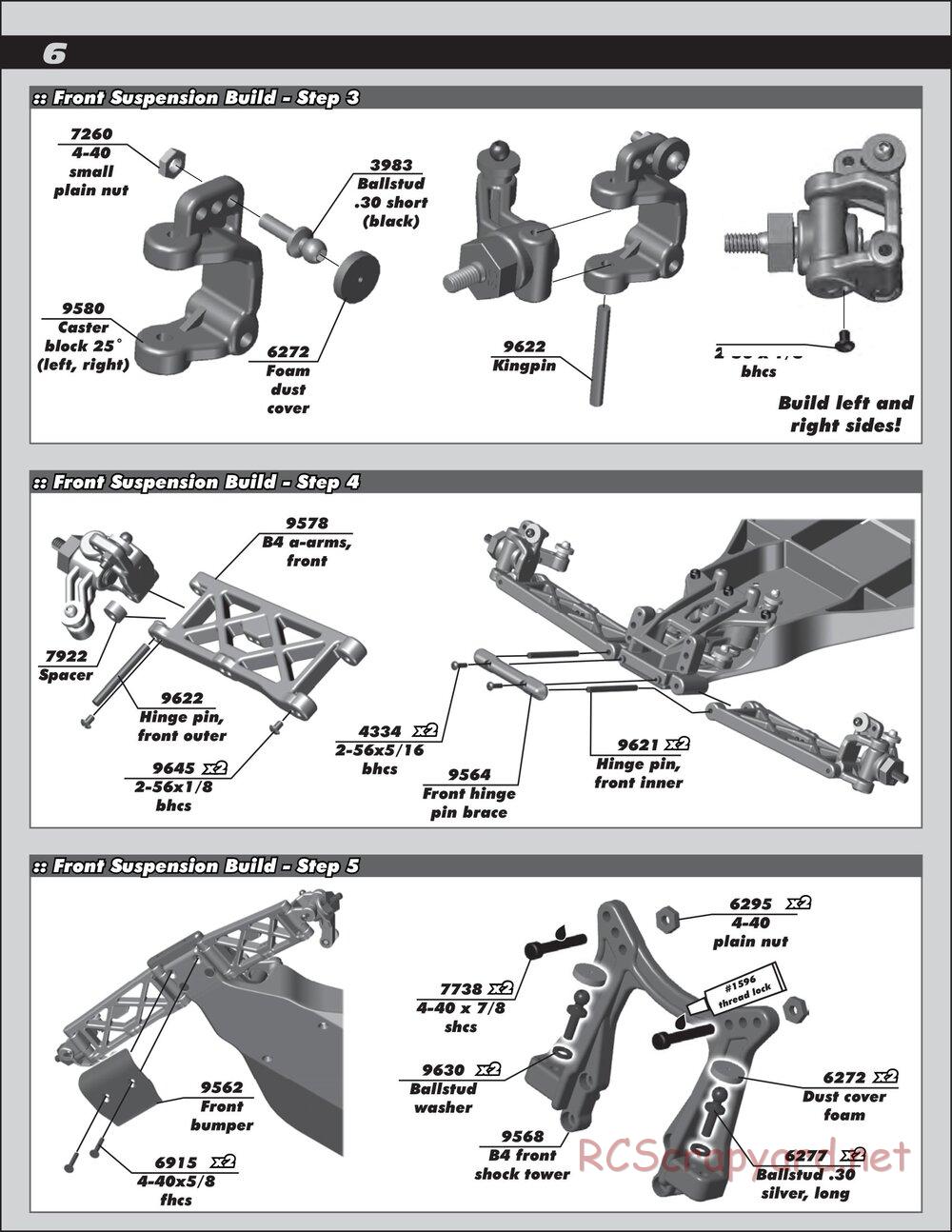 Team Associated - RC10 B4.2 RS RTR - Manual - Page 6