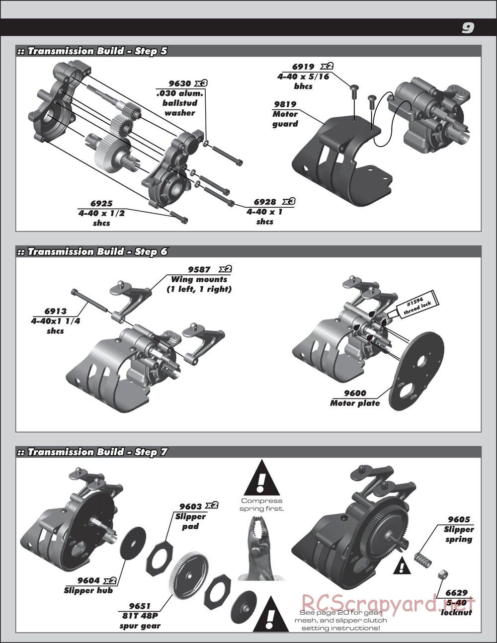 Team Associated - RC10 B4.2 RS RTR - Manual - Page 9