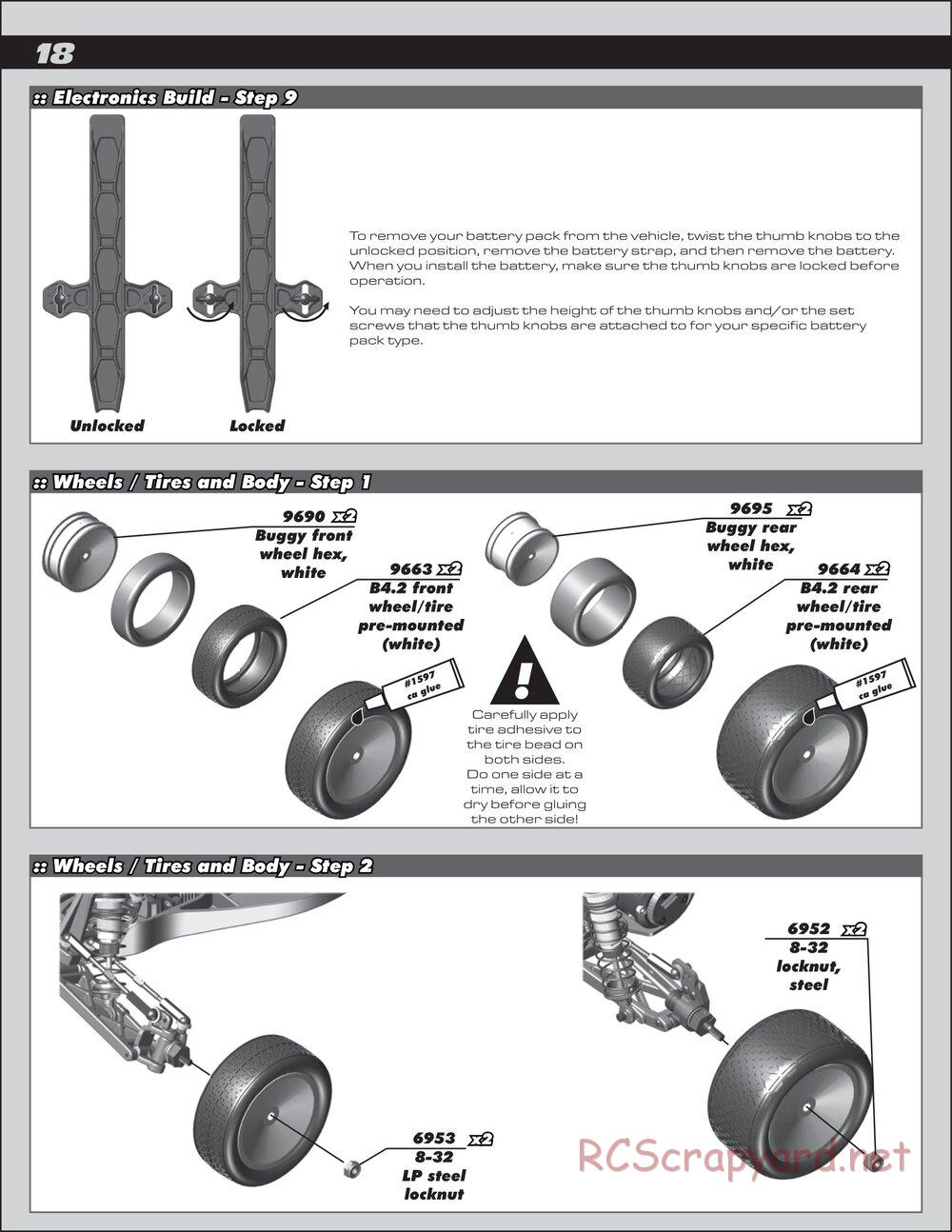 Team Associated - RC10 B4.2 RS RTR - Manual - Page 18