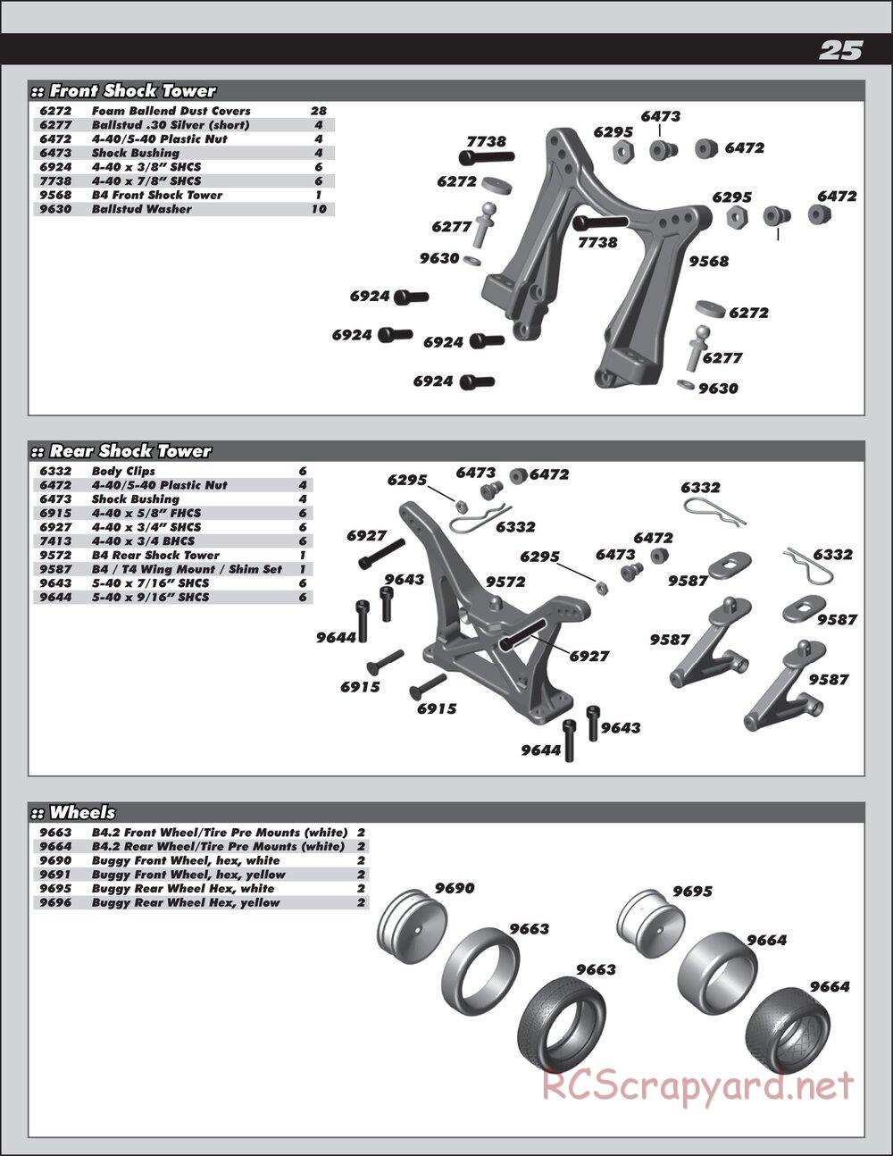 Team Associated - RC10 B4.2 RS RTR - Manual - Page 25