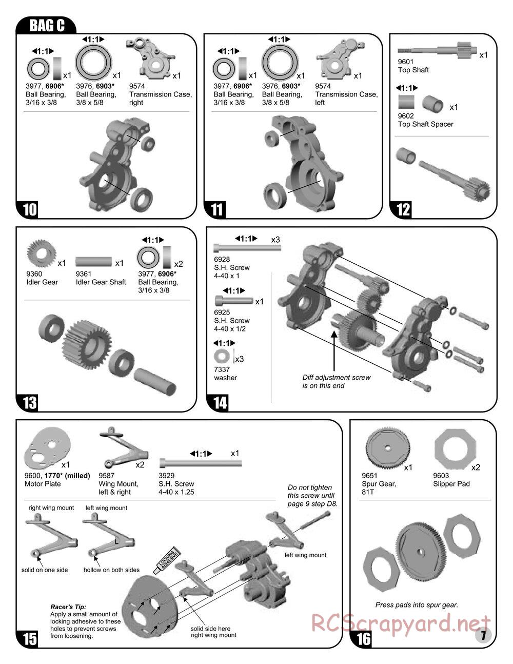 Team Associated - RC10 B4 RTR - Manual - Page 7