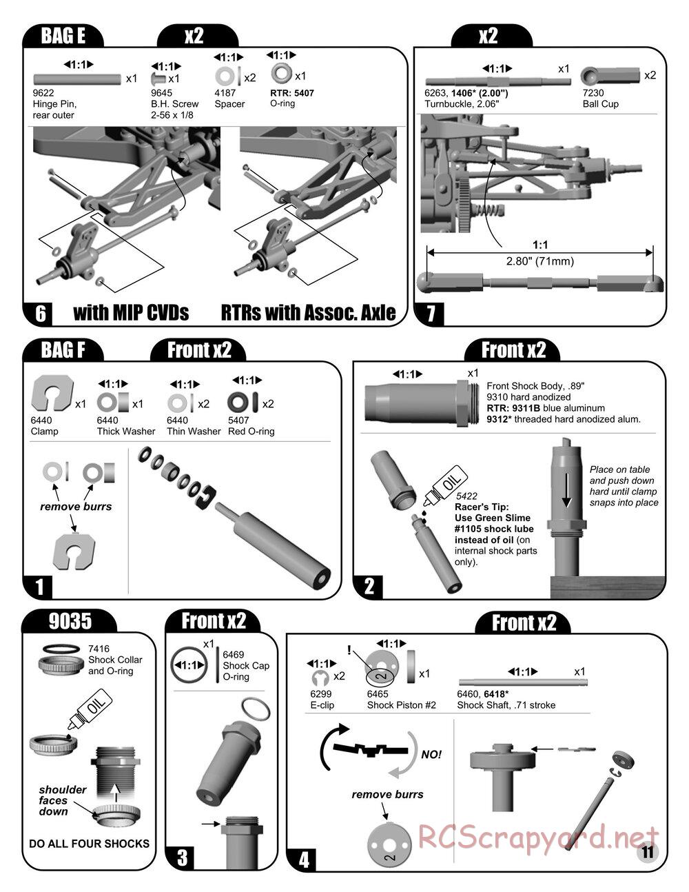 Team Associated - RC10 B4 RTR - Manual - Page 11