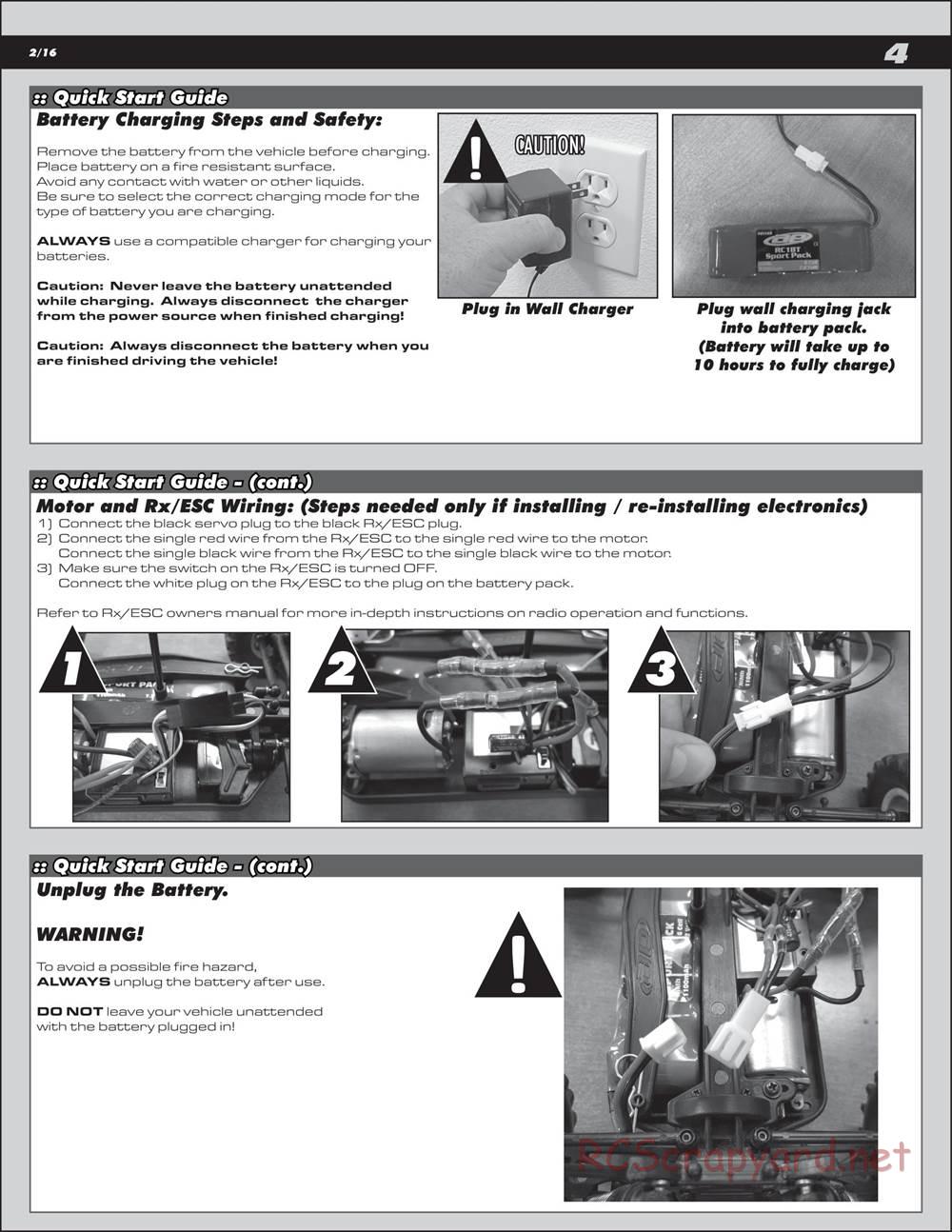 Team Associated - Apex Touring 1:18 - Manual - Page 4