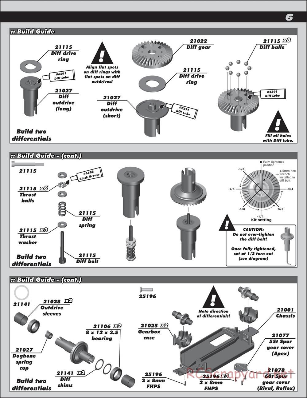 Team Associated - Apex Touring 1:18 - Manual - Page 6