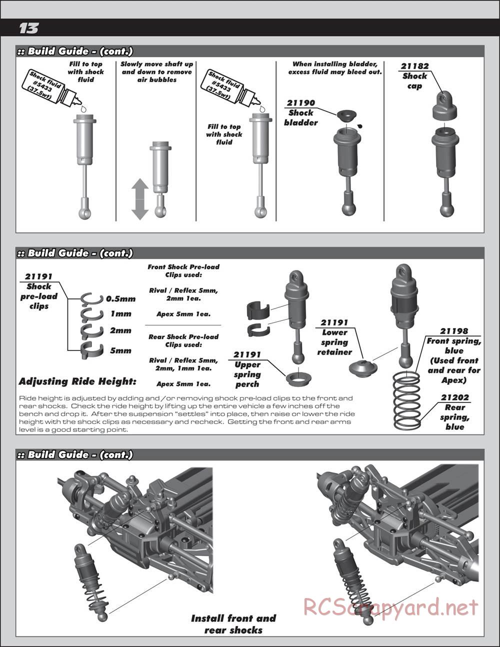 Team Associated - Apex Touring 1:18 - Manual - Page 13