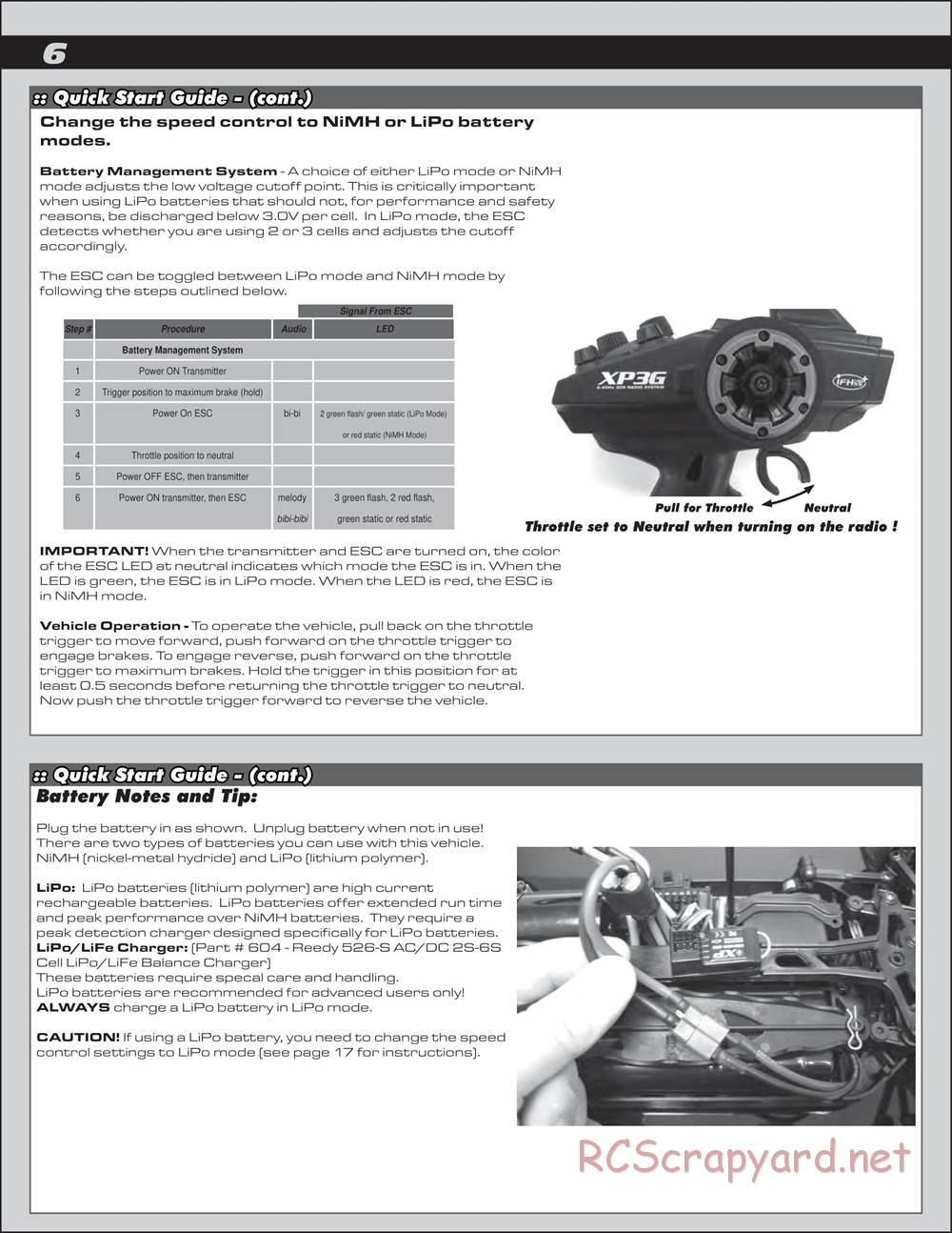 Team Associated - Apex V-Type - Qualifier Series - Manual - Page 6